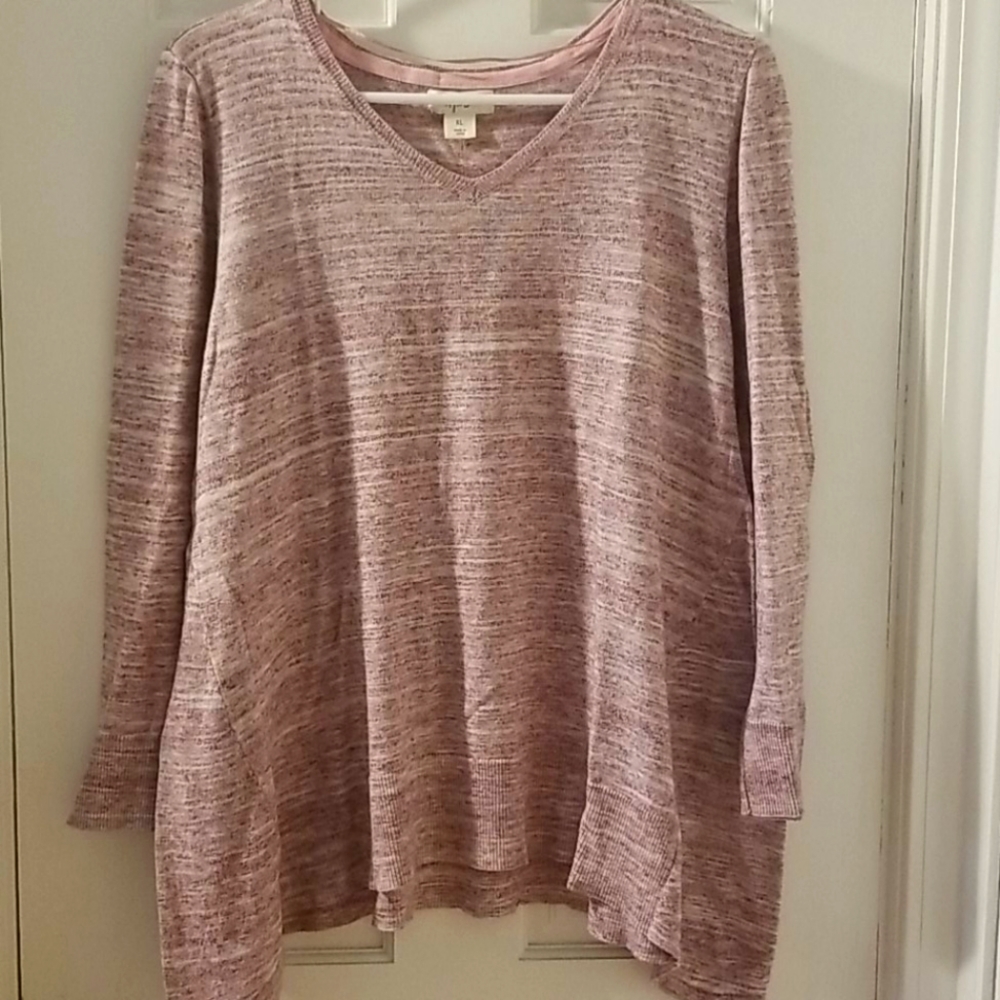Pink and cream legging sweater